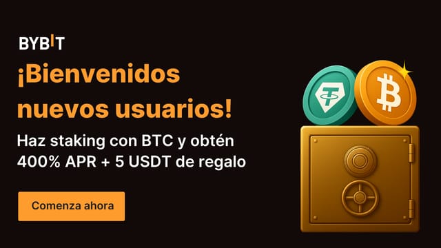 [Exclusivo para LATAM] ¡Haz staking en BTC para obtener un 400 % APR en USDT y 5 USDT de regalo!