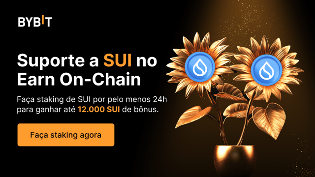 SUI Turbinada com o Earn On-chain: Faça staking de SUI para ganhar até 12.000 SUI