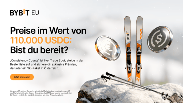 „Consistency Counts“: Trade, um einen Anteil an 110.000 USDC zu erhalten