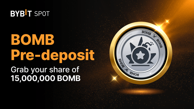 Bybit Bombie (BOMB) pre-deposit perks: Share 15,000,000 BOMB!