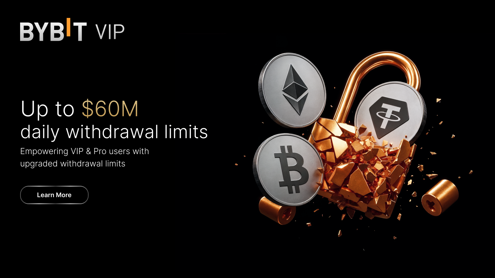 Bybit Announcement | Important update: Higher withdrawal limits for VIP and  Pro users!