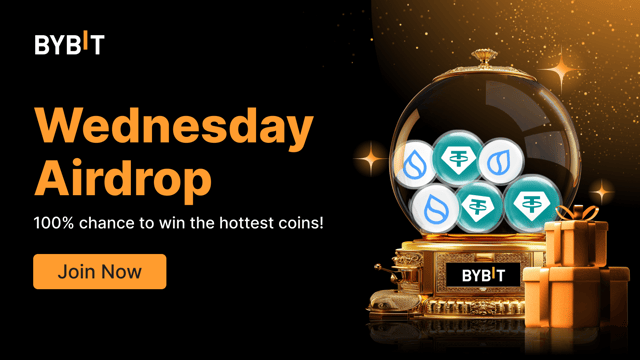 Wednesday Airdrop: Win hot coins—100% guaranteed, first come, first served!!