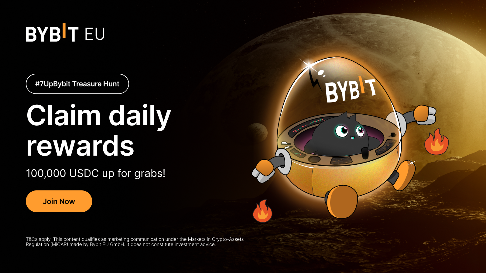 Bybit Announcement | #7UpBybit Treasure Hunt: Claim your daily share of  100,000 USDC!