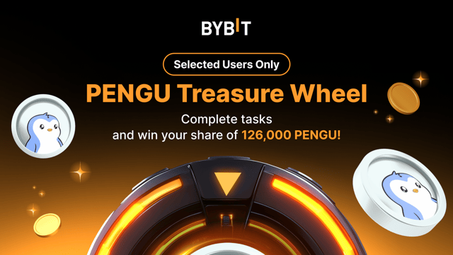 [Selected Users Only] PENGU Treasure Wheel: Win Your Share of 126,000 PENGU