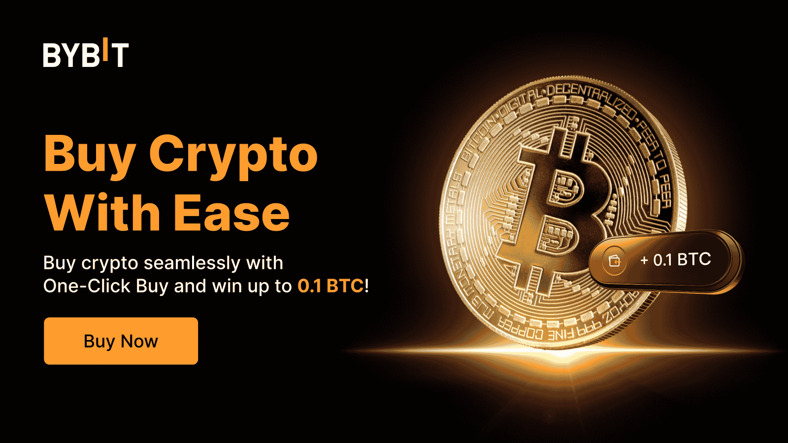 Bybit Announcement | Buy Crypto Seamlessly With One-Click Buy & Win Up to 0.1  BTC!
