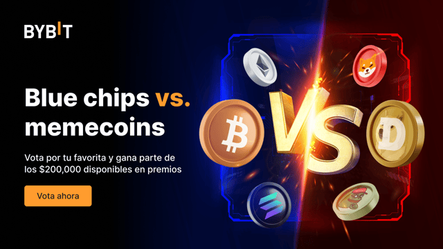 La batalla de los tokens: blue chips vs. memecoins. Vota para ganar parte de los 200,000 USDT disponibles.