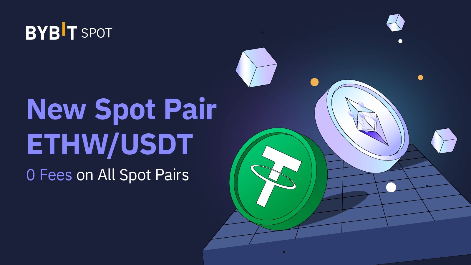 Bybit Announcement New Listing ETHW/USDT