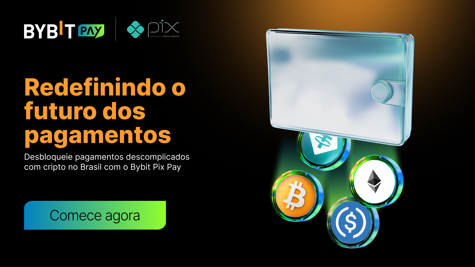 Bybit Announcement | 🚀O PIX e o Bybit Pay se encontram: Pagamentos com  criptomoedas no Brasil – Ganhe 100% de Cashback toda semana!🇧🇷