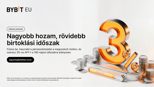 Nagyobb hozam, rövidebb birtoklási időszak Fizess be, használd a pénzeszközeidet a megszokott módon, és 3%-os APY-t kapsz, amelyet a 180 napos időszakra arányosan számítanak ki.