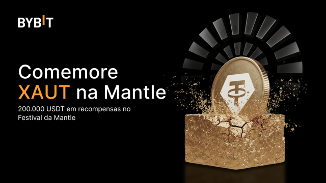 XAUT disponível na Mantle: ganhe parte de um total de 200.000 USDT em recompensas