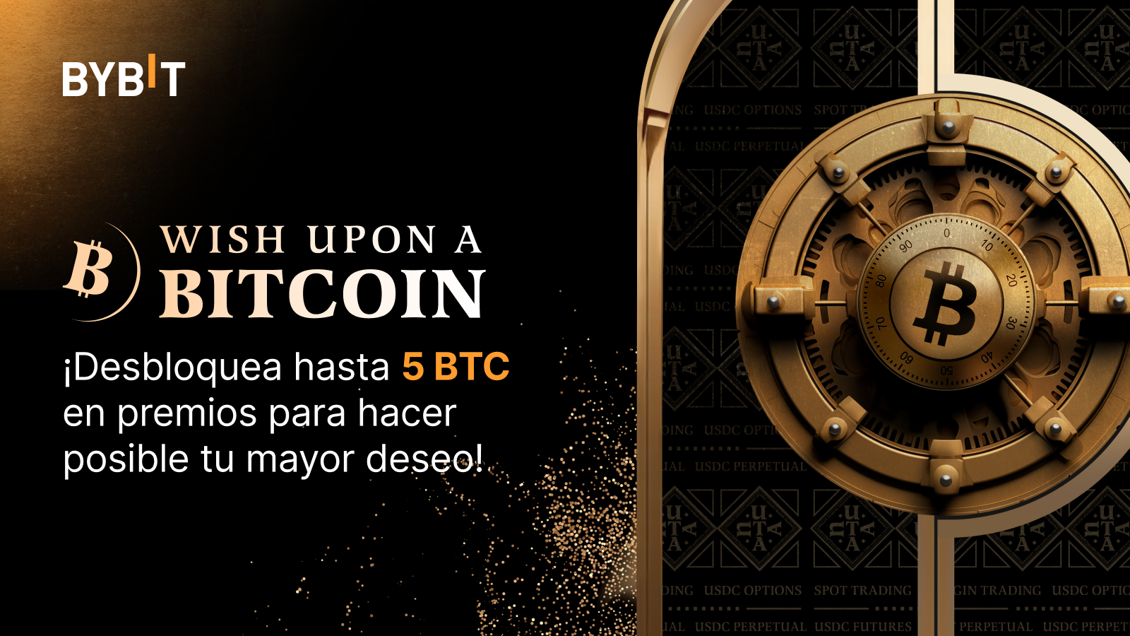 Bybit Announcement | Pide un Bitcoin como deseo: Desbloquea hasta 5 BTC en  premios para financiar tu mayor deseoD