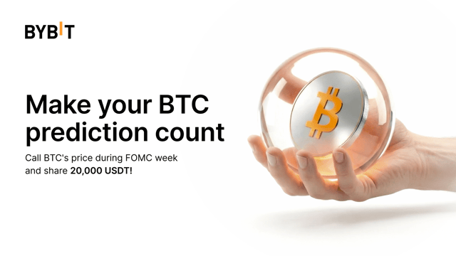 FOMC Volatility Showdown: Predict BTC's price and share 20,000 USDT!