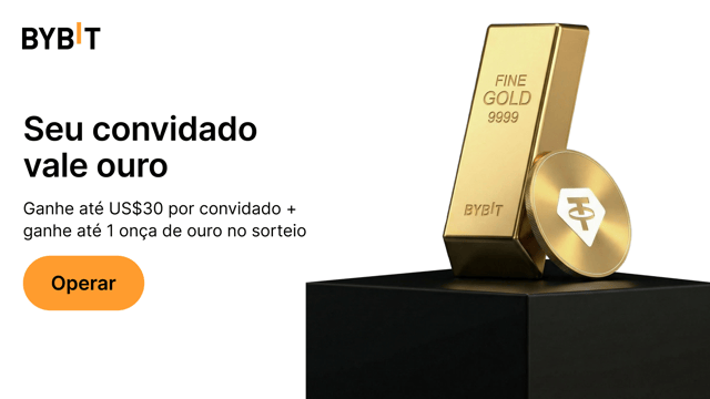 Grande giveaway do Mês do Ouro: opere para compartilhar US$ 1.000.000 e ganhe US$ 30 por indicação