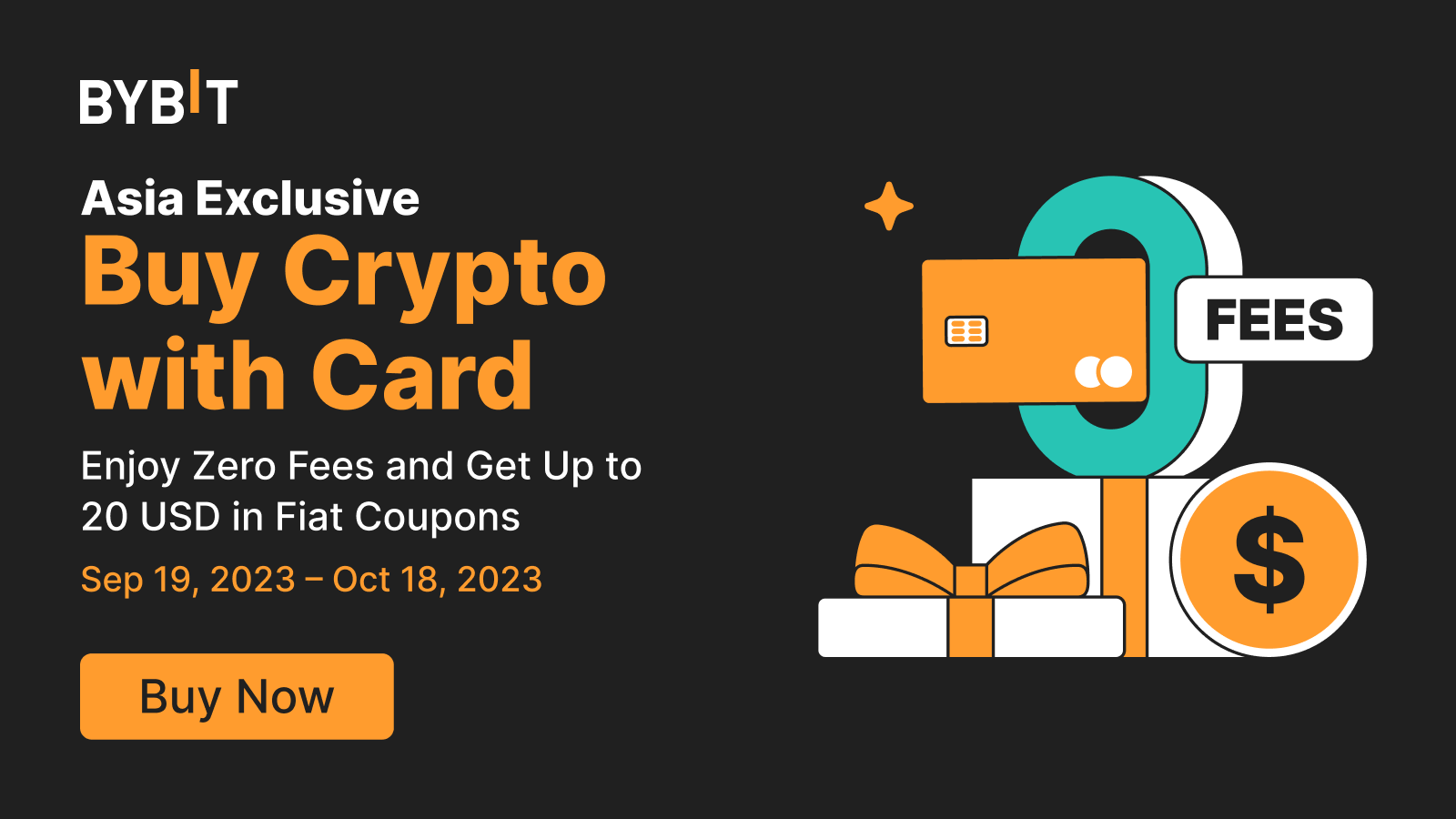 Bybit Announcement | Asia Delight: Buy Crypto With Card to Enjoy 0 Fees &  Get Up to 20 USD in Buy Crypto Coupons!