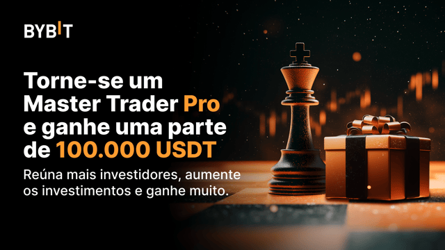 Lidere o mercado: Torne-se um Copy Trading Master Pro e garanta uma parte dos 100.000 USDT