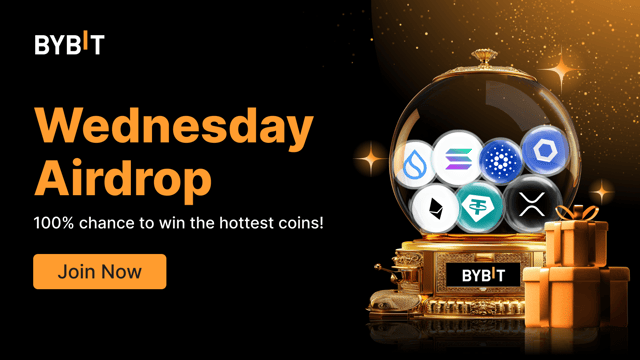 Wednesday Airdrop: Win hot coins—100% guaranteed. First come, first served!