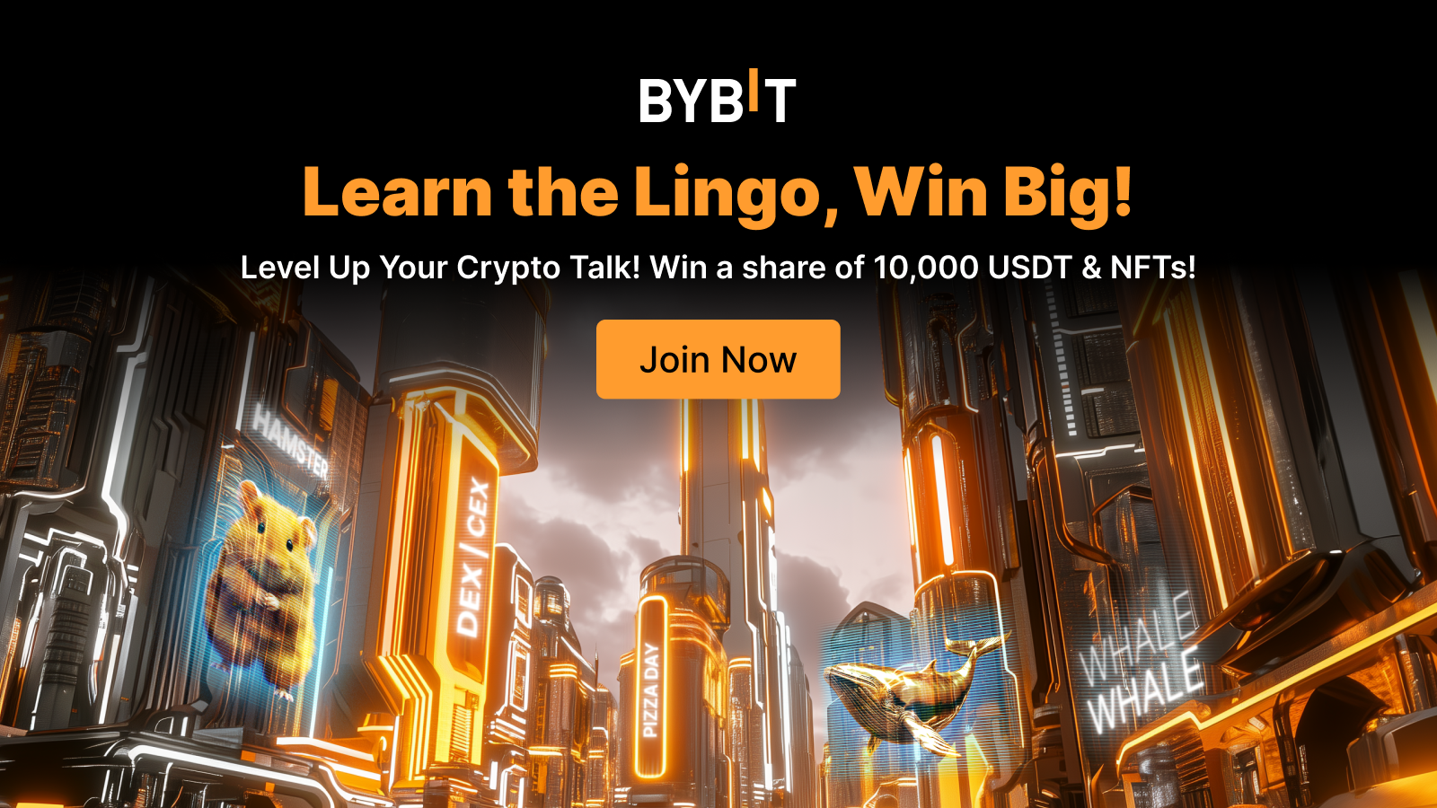 Bybit Announcement | Learn the Lingo: Test Your Knowledge, Win 10,000 USDT  & NFTs!