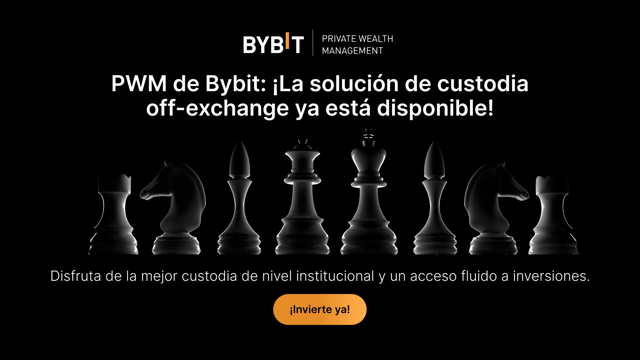 Solución de custodia ahora disponible para Gestión de patrimonios privados de Bybit (PWM)