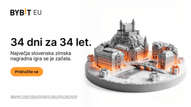 Celebrate Slovenia's 34th anniversary with 34 days of Bybit EU rewards!