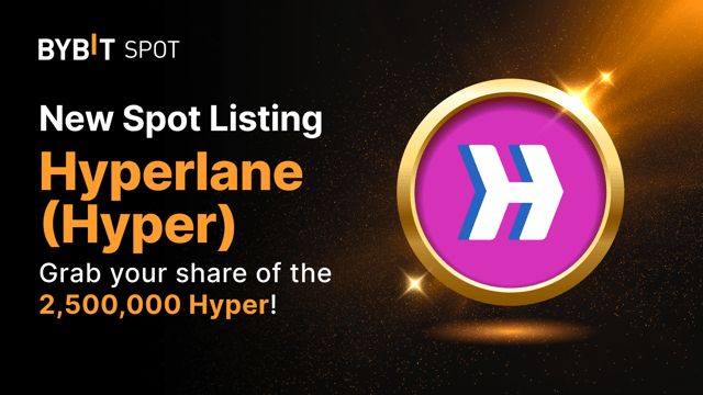 New listing: Hyper/USDT — Grab a share of the 2,500,000 Hyper prize pool!