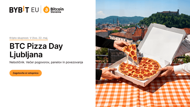 Bybit EU joins Bitcoin Pizza Day in Ljubljana: Win 1,000€ in BTC!