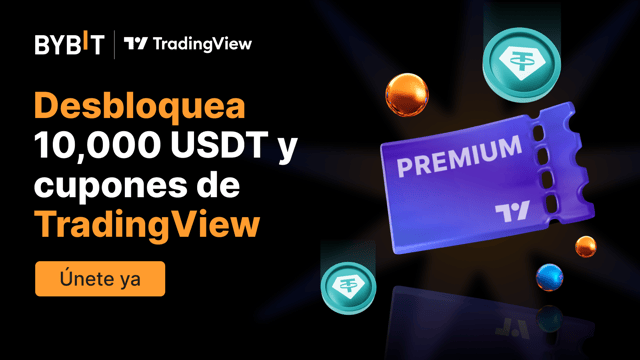 [Bybit x TradingView] Resplandor de final de verano: desbloquea 10,000 USDT y cupones de TradingView