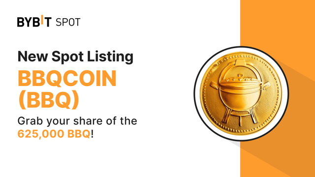 New Listing: BBQ/USDT — Grab a Share of the 625,000 BBQ Prize Pool