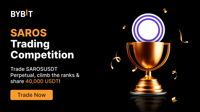 🚀 SAROS Trading Competition: Win your share of the 40,000 USDT prize pool!