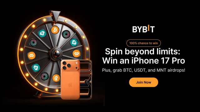 [Selected Countries Only] Spin Beyond Limits: Win an iPhone 17 Pro + Grab BTC, MNT & USDT from a $100,000 Prize Pool!
