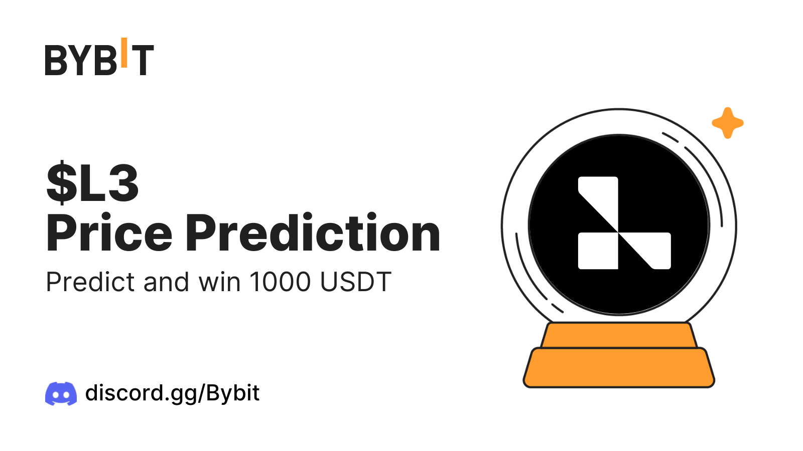 Bybit Announcement | Bybit Community Prediction Draw: Predict L3 Price and  Win 1000 USDT! 🔮