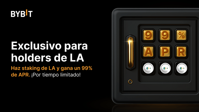 Únete a la fiesta de LA. ¡Haz staking de LA para disfrutar de un 99% de APR y compartir un fondo de premios de 100,000 LA!
