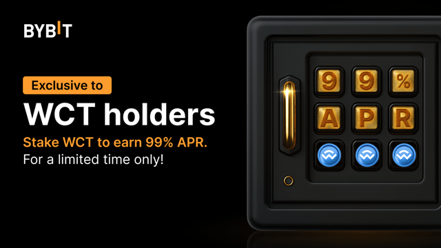 Join the WCT party: Stake WCT to enjoy up to 99% APR and share a 100,000 WCT prize pool