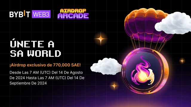 Airdrop de SA World: ¡Únete a SA World y gana una parte de 770,000 SAE!