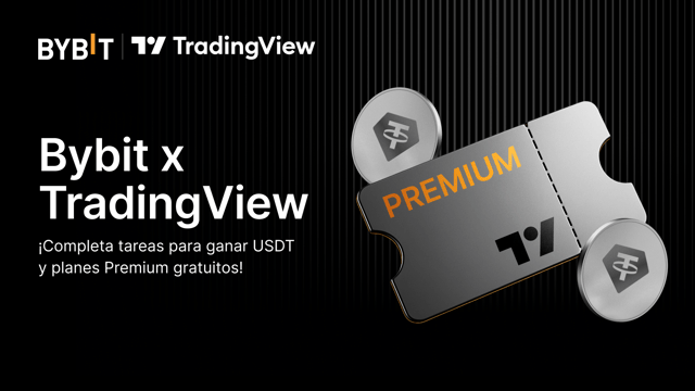 Bybit x TradingView: ¡Completa tareas para ganar USDT y planes premium gratuitos!