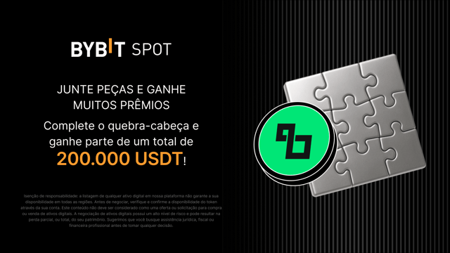 Complete o quebra-cabeça e ganhe muito: são 200.000 USDT disponíveis