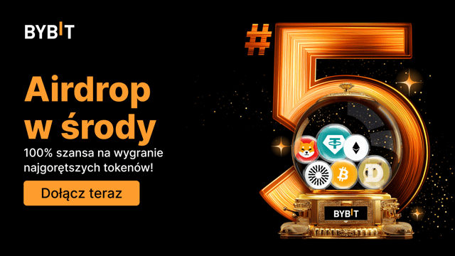 Środowy Airdrop: 100% gwarancji, kto pierwszy, ten lepszy - wygraj najgorętsze tokeny!