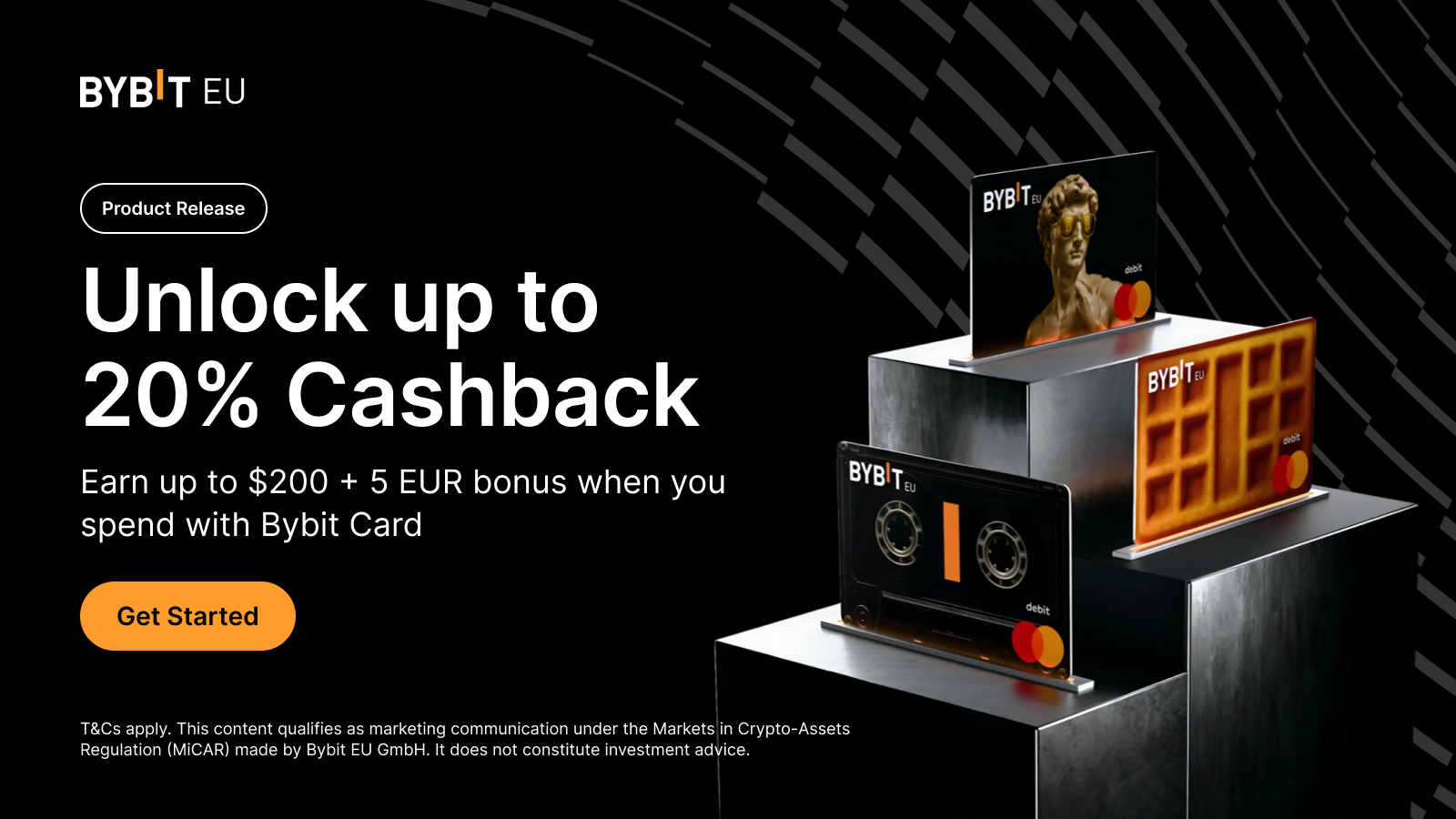 Bybit Announcement | [EU New User Exclusive] Earn 20% Cashback with Bybit  Card