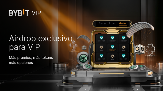 Airdrop exclusivo para  VIP: ¡gana recompensas en varios tokens!