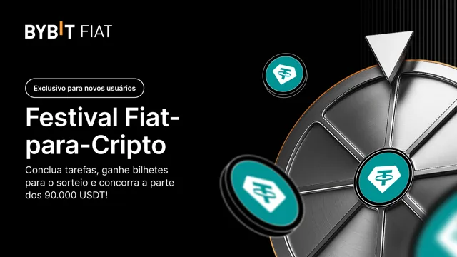 [Exclusivo para novos usuários] Festival Fiat-para-Cripto: Conclua as tarefas e garanta sua parte do prêmio de 90.000 USDT!