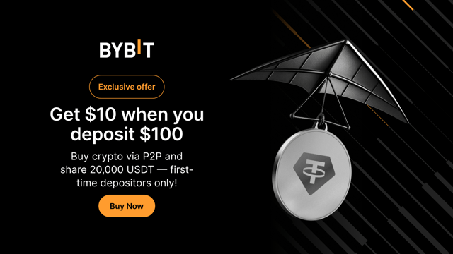 [Exclusive offer] Buy crypto on Bybit P2P and claim your share of 20,000 USDT!