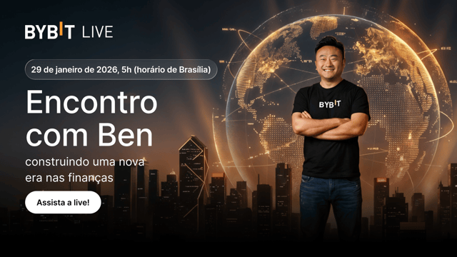 Encontro com Ben: construindo uma nova era nas finanças. Ganhe sua parte de 10.000 USDT em recompensas