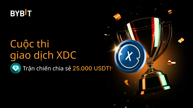 Cuộc thi giao dịch XDC: Giành giải thưởng 25.000 USDT