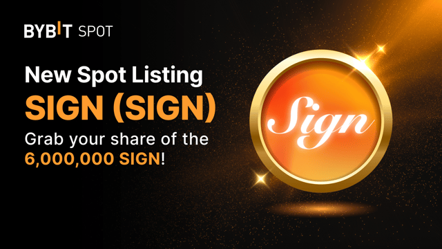 New listing: SIGN/USDT — Grab a share of the 6,000,000 SIGN prize pool