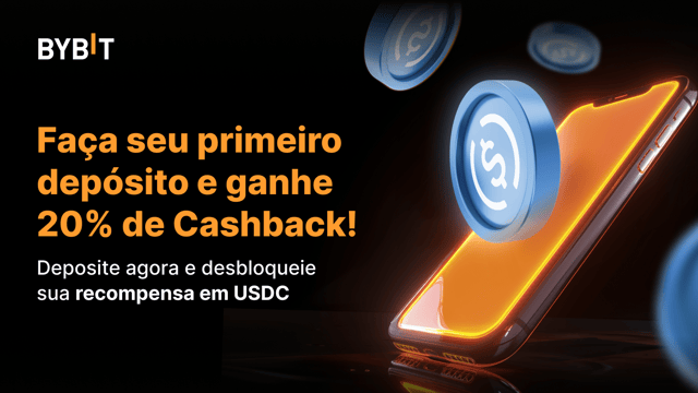 Cashback para novos traders! Faça seu primeiro depósito e receba 20% do seu dinheiro de volta!