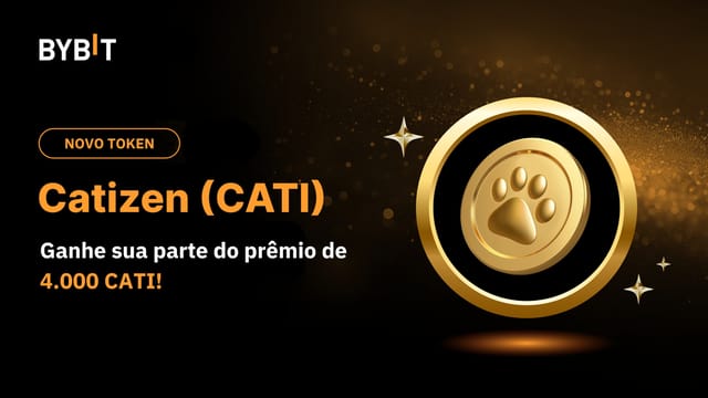 CATI já está disponível na Bybit! Negocie e ganhe parte do prêmio total de 4.000 CATI