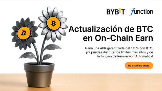 APR de BTC mejorada al 2%: integrado en On-Chain Earn y Function