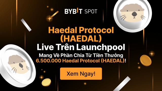 Niêm yết mới: HAEDAL/USDT — Tham gia sự kiện và nhận phần thưởng từ tổng pool 9.500.000 HAEDAL