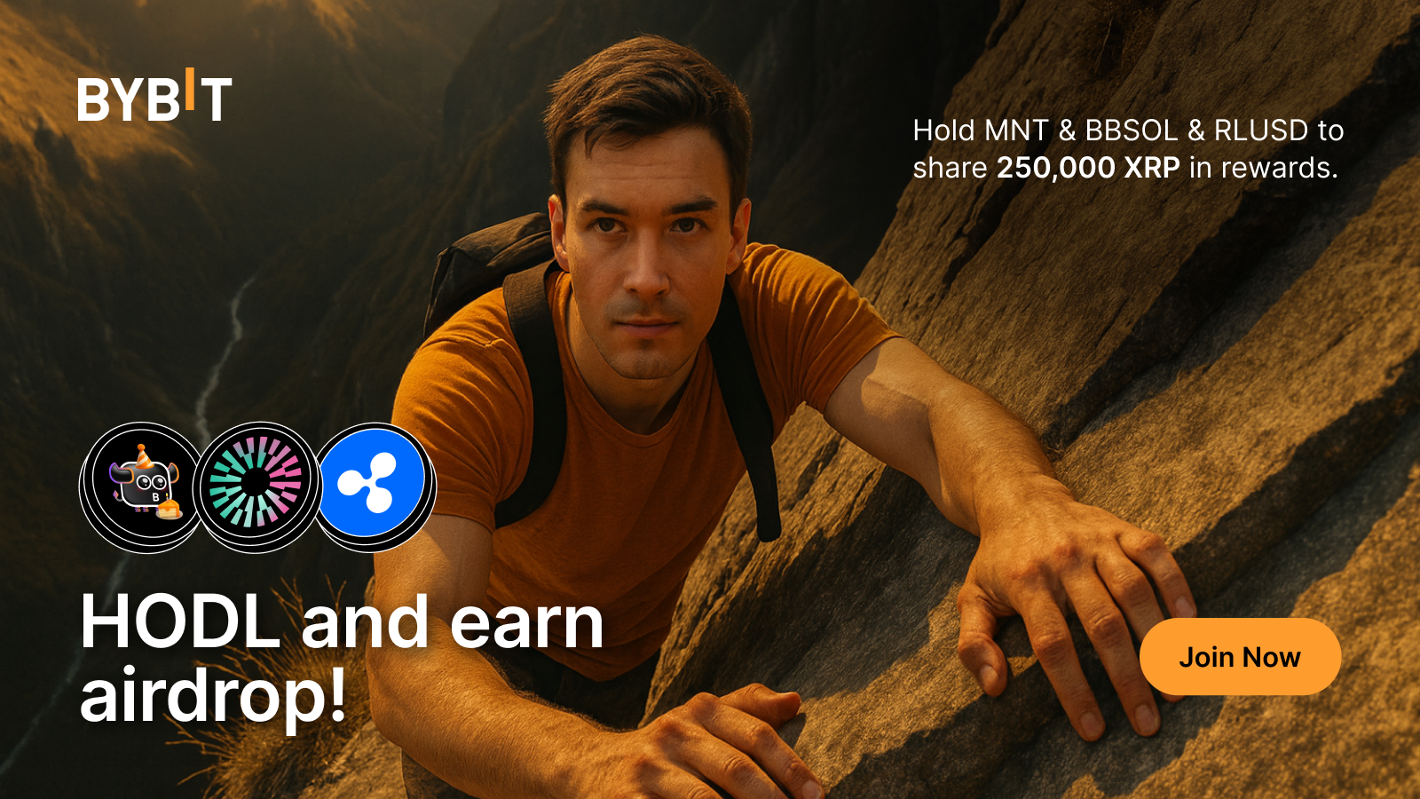Bybit Announcement | HODL MNT and RLUSD and BBSOL and win 250,000 XRP