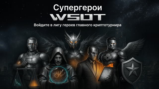 Супергерои WSOT: войдите в лигу героев главного криптотурнира