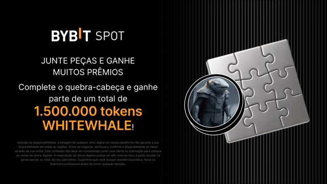 Participe do Puzzle Hunt de The White Whale (WHITEWHALE) e ganhe uma parte de 1.500.000 WHITEWHALE